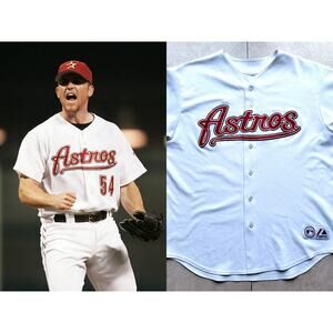 Houston Astros 2000s MAJESTIC jersey 2XL white Home alt MLB baseball vintage